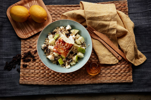 Stekt skrei med quinoa