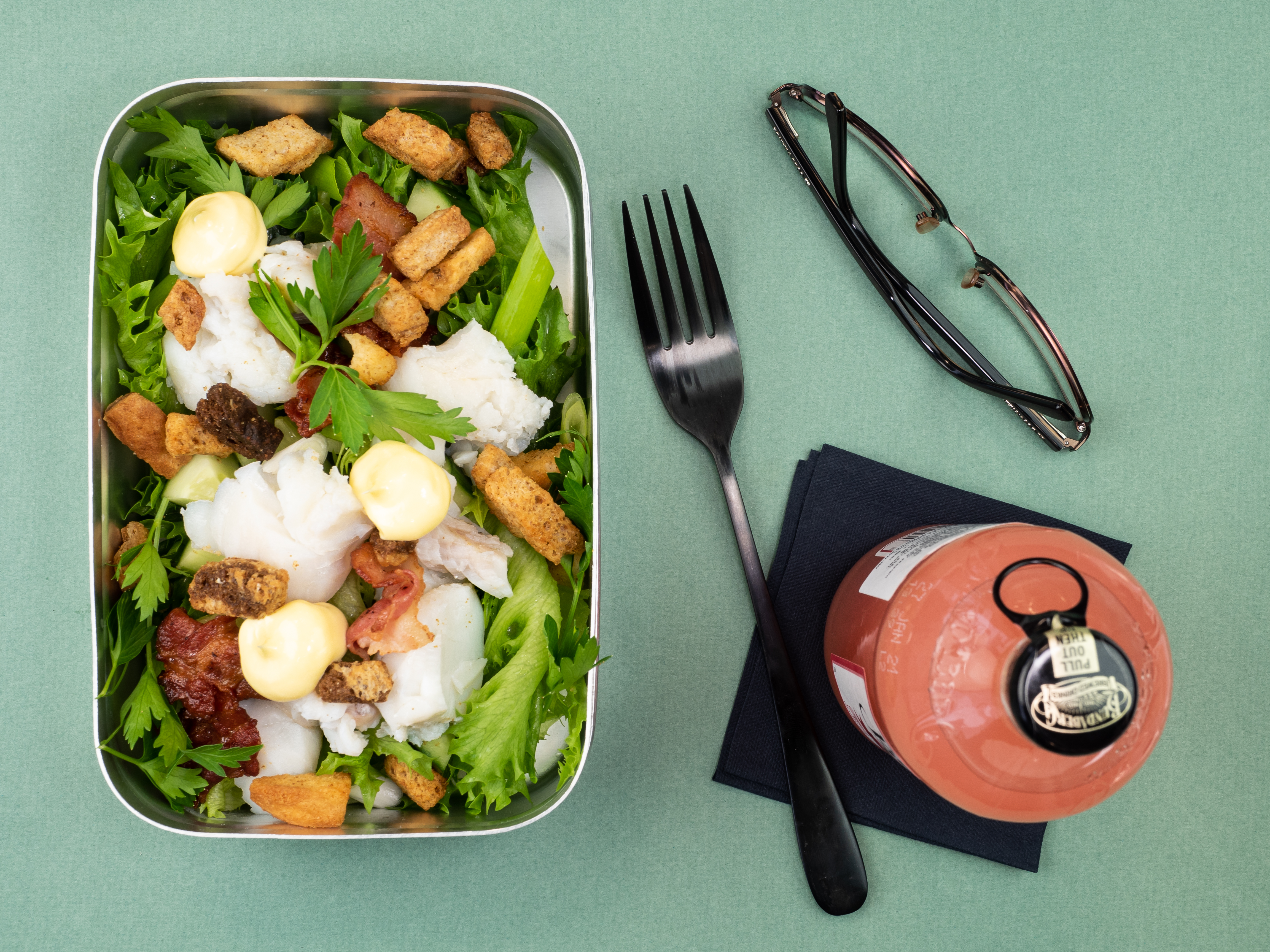 Kokt torsk i matpakke